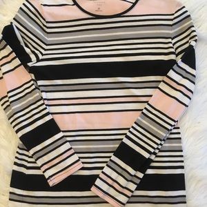 Vareigated Stripe Blouse